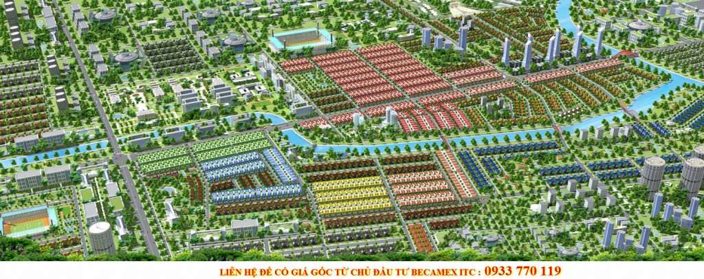 Phối cảnh khu đô thị xanh Làng đại học Quốc tế Việt Đức