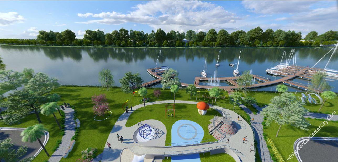 Công viên vui chơi và bến du thuyền tại Trần Anh Riverside