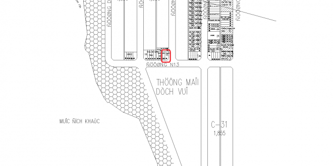 Bán đất VSIP 2 lô góc C29 hướng đông nam đường N13 – D2B giá rẻ