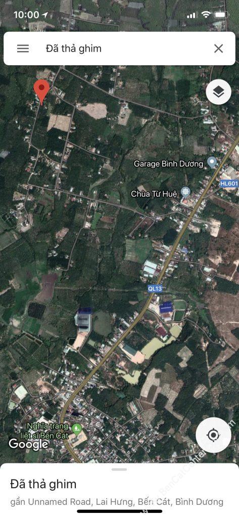Bán đất Lai Hưng gần bệnh viện Bến Cát, cách chợ Bến Cát 3km. ĐT 0933770119